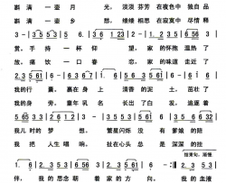 斟满一壶月光简谱