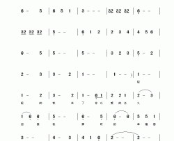 我轻轻地走过你的世界简谱