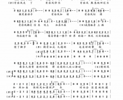 有些风简谱-胡云哲演唱-施卫平/胡云哲词曲