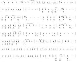 重返延安简谱-李如会词/徐邦杰曲