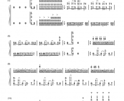 ナナヒツジ钢琴简谱-数字双手-シナリオアート