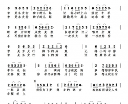 我的奢望简谱