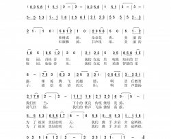 携手并肩共创辉煌简谱-田雨演唱-黎光明/陈和昭词曲