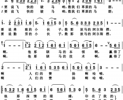 阿尔斯伦的眼睛高清版简谱