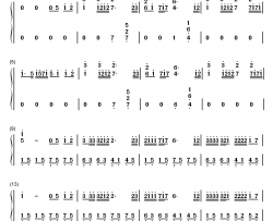 真的爱你钢琴简谱-数字双手-Beyond