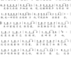 戏影简谱-彭十六演唱-林泽军/林泽军词曲
