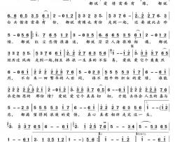 说说爱情简谱(歌词)-陈玉建演唱-君羊曲谱