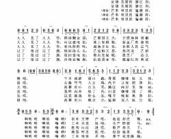 富饶美丽的潞江坝傣语：芒米哈里的猛赫好简谱