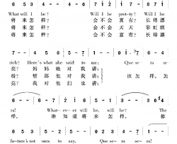 [美]将来会怎样简谱