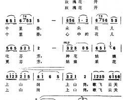 花开心头上简谱-电视剧《结婚现场会》主题歌