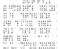 找不到那条窄窄小路简谱