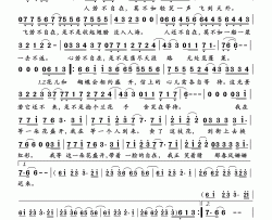 花开自在简谱(歌词)-范冰冰演唱-电视剧《壮志凌云包青天》主题曲