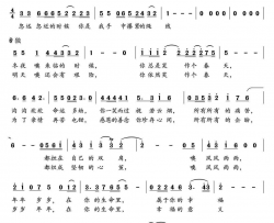 情牵刘擎东词郁洲萍曲、独唱+伴唱情牵刘擎东词 郁洲萍曲、独唱+伴唱简谱