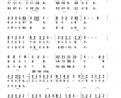 花儿开简谱