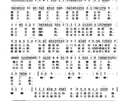 遵义美简谱-付定国词 田玉平曲