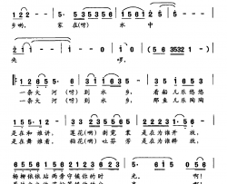 千里江汉大平原简谱-左保斌词曲