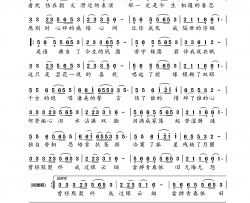 千古绝唱凄美誓言简谱-胡敏演唱-肖肖/轻云望月词曲