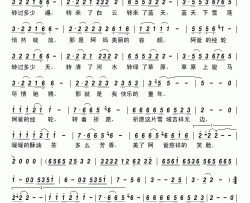 阿爸的经轮简谱-仁青才仁演唱-古弓制作曲谱