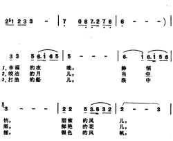 哨兵的微笑石祥词晨耕曲哨兵的微笑石祥词 晨耕曲简谱