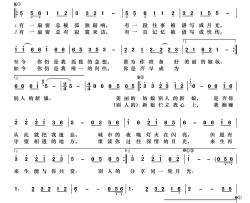 曾经最爱的姑娘简谱(歌词)-曹越演唱-谱友小鸟一人上传