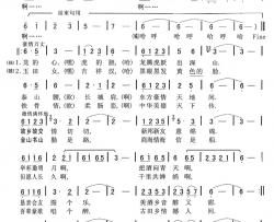 古田乡情憾人间简谱-世界古田人同乡会会歌