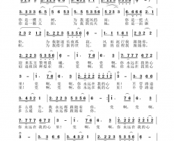 永远跟着你简谱-刘玲玲演唱-李智作/李智作词曲