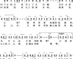 敖包相会简谱(歌词)-王wzh曲谱