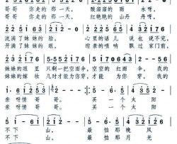 买一个太阳不下山简谱-陈思思演唱