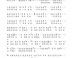 我在杭州等你简谱-人生感悟演唱-张灵茹/陈伟词曲