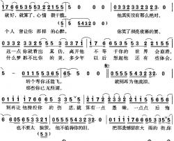 别再为他流泪简谱-黄婷词/易桀杰曲梁静茹-