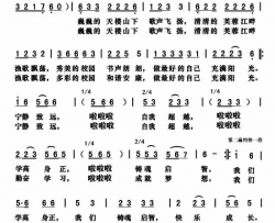 充满阳光简谱