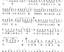 心跳简谱-王力宏、易家扬词 王力宏曲心跳-