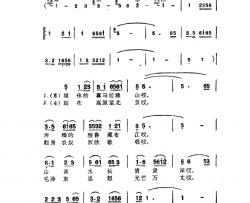 毛泽东之歌-红太阳歌曲集151-200简谱