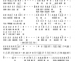 今夜草原飘起了雨简谱-董洪伟演唱-董洪伟/董洪伟词曲