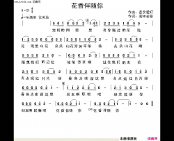 花香伴随你简谱