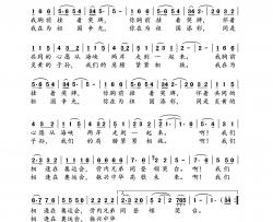 同登领奖台简谱-江西广播电台演唱-傅明江/彭宗祥词曲