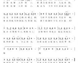 在唐蕃古道放飞梦想简谱-刘德谦词/南梆子曲
