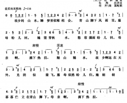 [日]母亲简谱