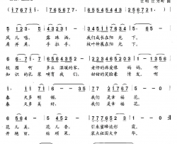 幸福花少儿歌曲简谱