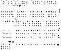 云上草原简谱(歌词)-塔斯肯演唱-momoliu曲谱