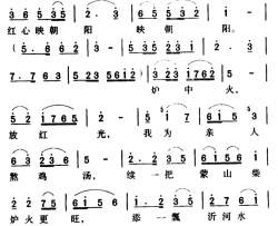 军歌金曲：愿亲人早日养好伤简谱-舞剧《沂蒙颂》选曲