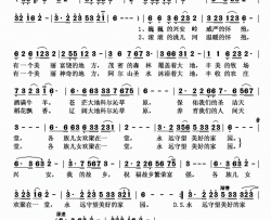 兴安我的故乡简谱-巴雅尔演唱-南美/胡格吉乐图词曲