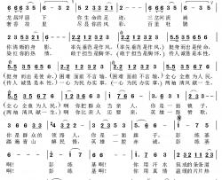 忠诚赞歌简谱-杨尔仲词/肖尧曲