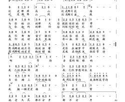 等待王东明词向邦瑜曲简谱-向邦瑜演唱-王东明/向邦瑜词曲