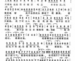 谢天谢地简谱-阿拉·布伽乔娃演唱