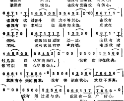 苏芮演唱金曲：没有就没有简谱-苏芮演唱-潘源良/林慕德词曲
