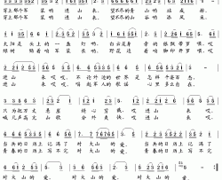 穿上军装进山来简谱-晨风词/郑万兴曲聂建华-