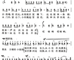 河边就是我的家简谱