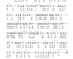 兄弟简谱-张申骋演唱-周开标/周开标词曲