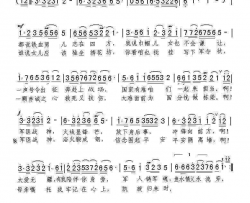 军医战神致敬武汉抗击疫情前线的解放军医护人员！简谱-贺建强演唱-郭增敏/王玉宏词曲